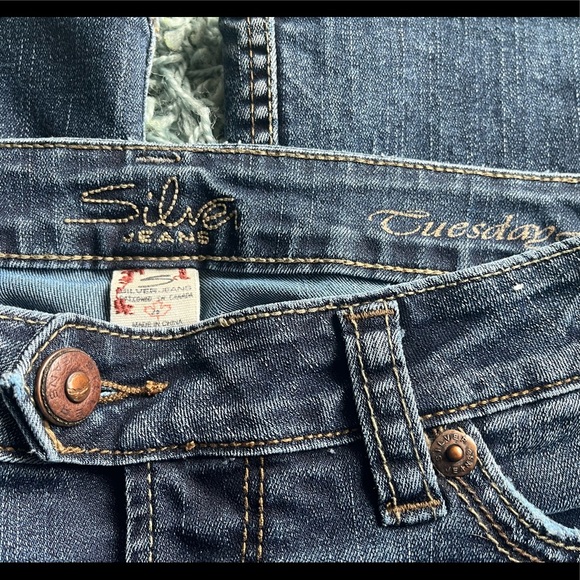 Womens Silver Jeans Tuesday Flap - Picture 5 of 10